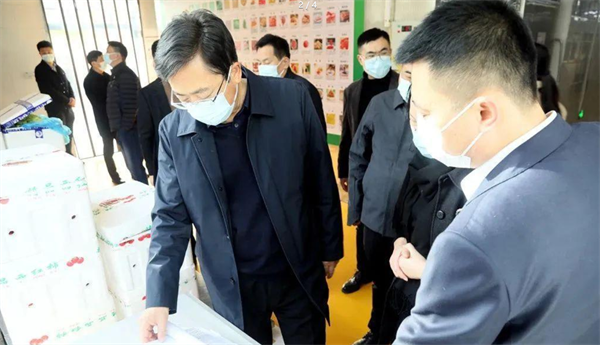 商丘市市场监管局调研国家食品安全示范城市创建工作