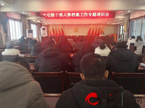 驻马店市驿城区水屯镇组织开展干部人事档案工作专题培训会
